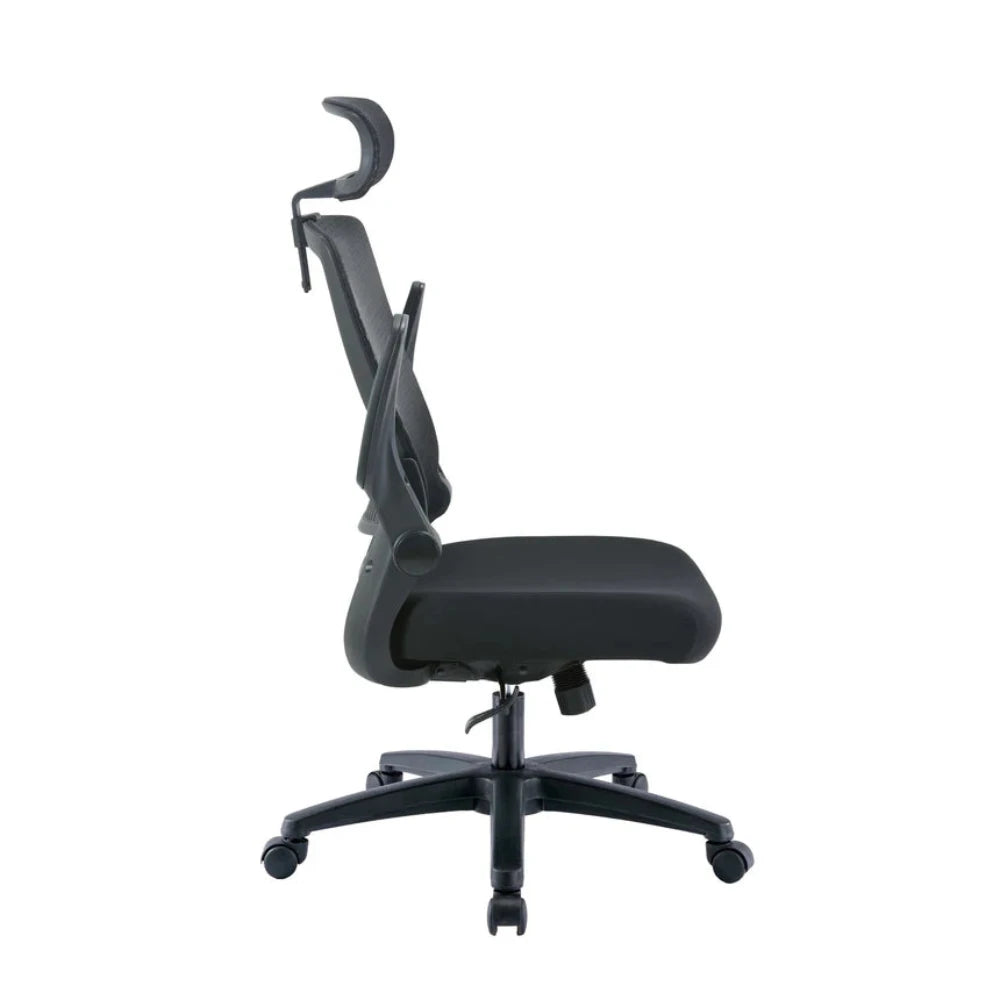 Velorn Mesh Ergonomic Office Chair - Black-houseofhyne