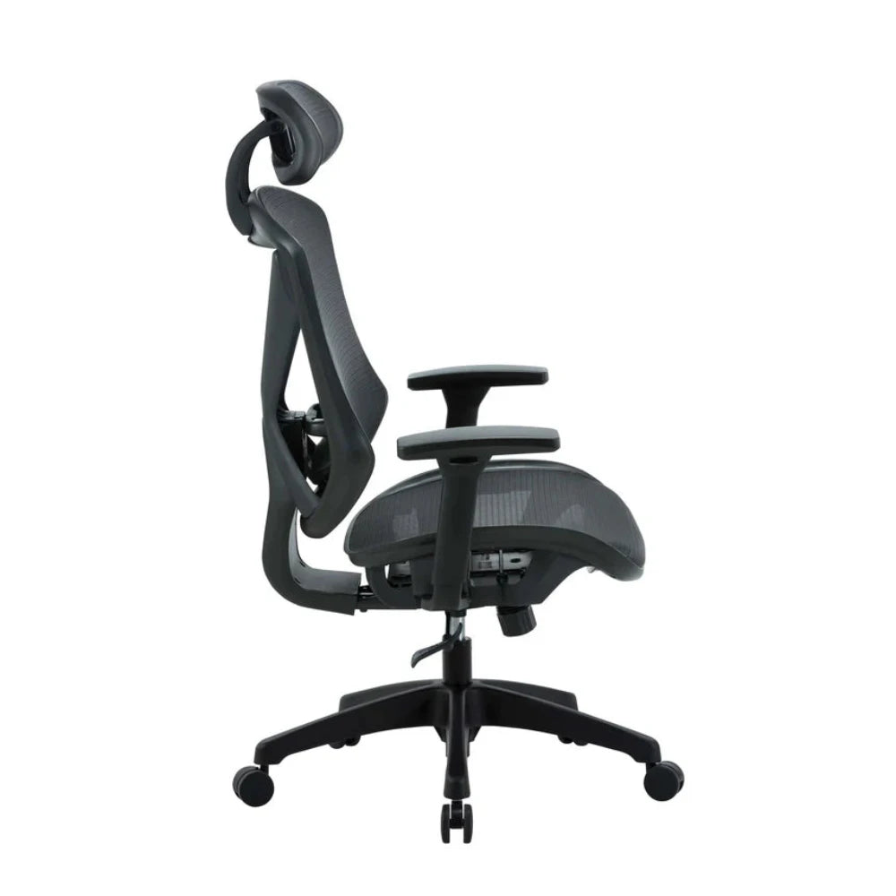 Myrlox Mesh Ergonomic Office Chair - Black-houseofhyne