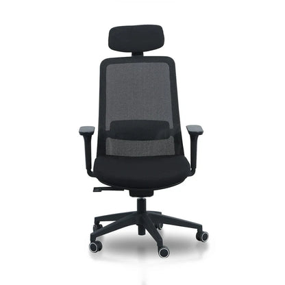 Glonix Mesh Office Chair - Full Black-houseofhyne