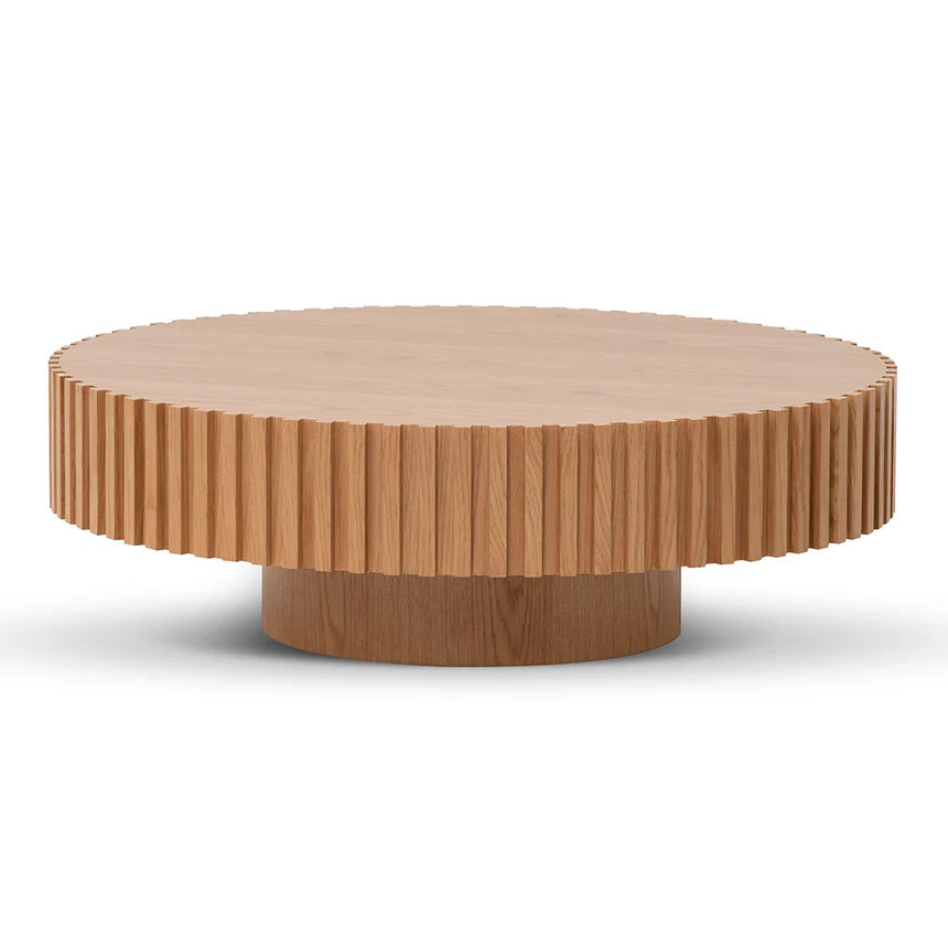 Galactron Oak Round Coffee Table - Natural - House of Hyne