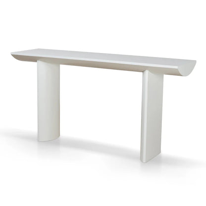 Orbital 1.6m Console Table - White Oak - House of Hyne