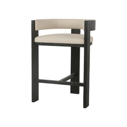 Orvian Black ELM Barstool - Light - House of Hyne