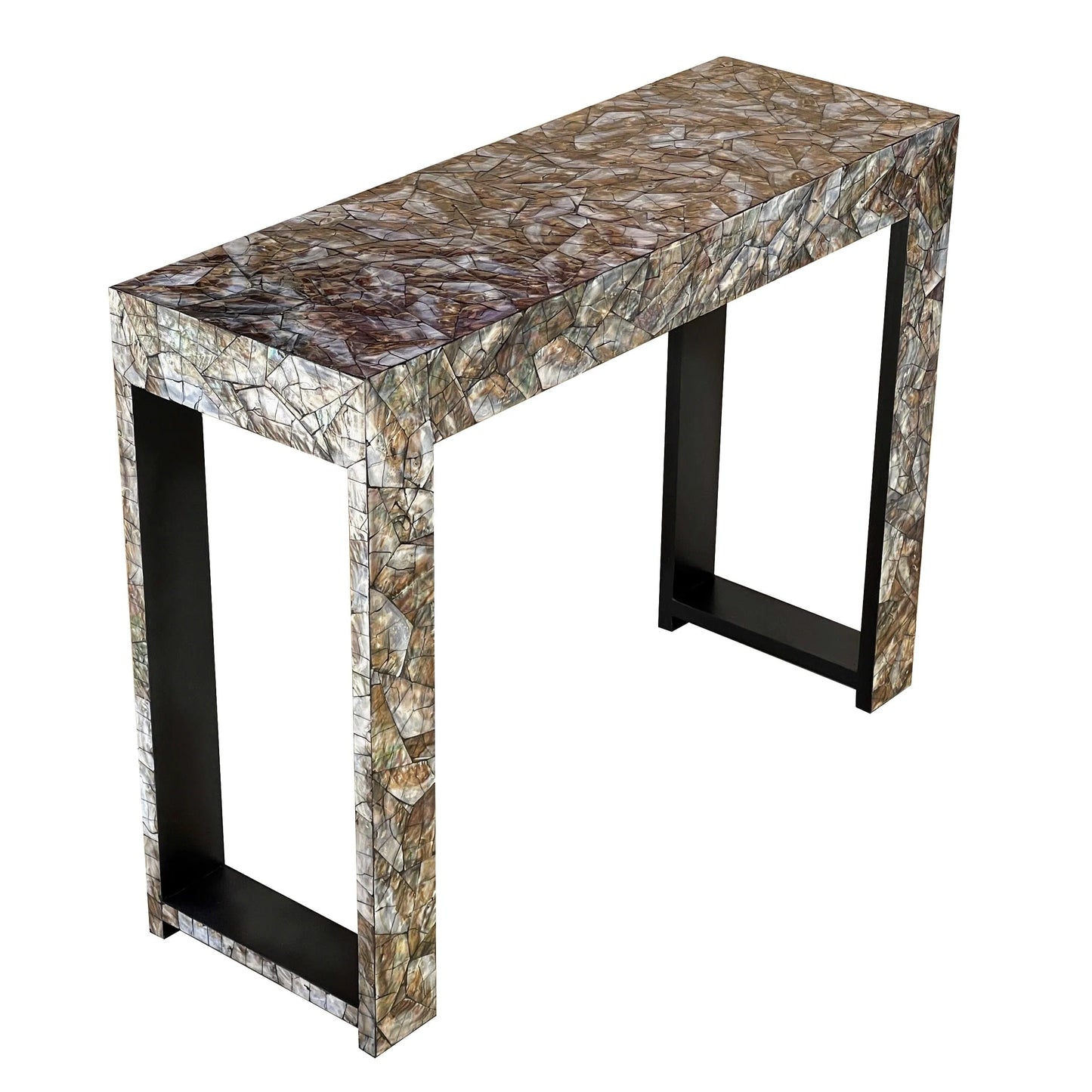 Pearl Hand Made Xarxos Stone Hedge Mother Console Table - House of Hye