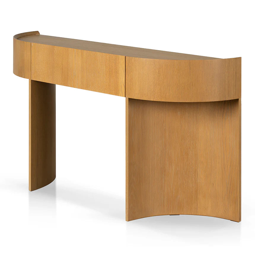 Pleiades 1.5m Console Table - Dusty Oak - House of Hyne