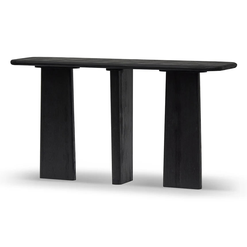 Realm 1.6m Console Table - Full Black - House of Hyne