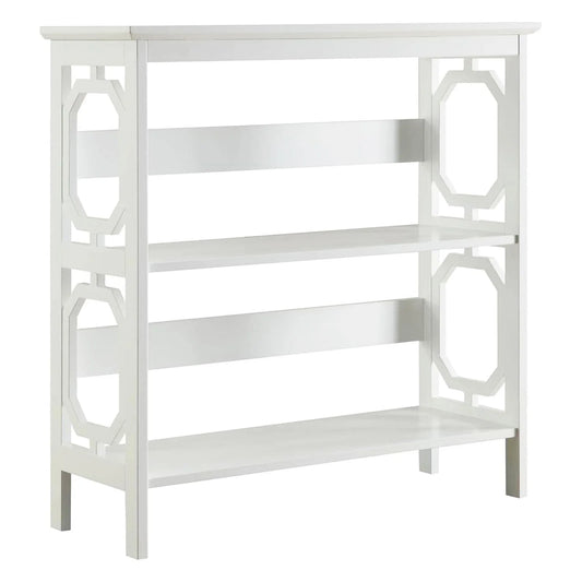 Vorvax Omega 3 Tier Bookcase in White-houseofhyne