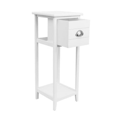 Artiss Bedside Table Vintage - THYME White 4