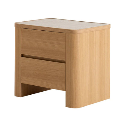 Zarnox Bedside Table - Natural-houseofhyne