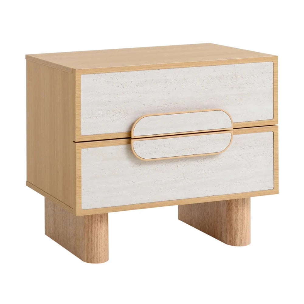 Galvon Bedside Table - Natural-houseofhyne