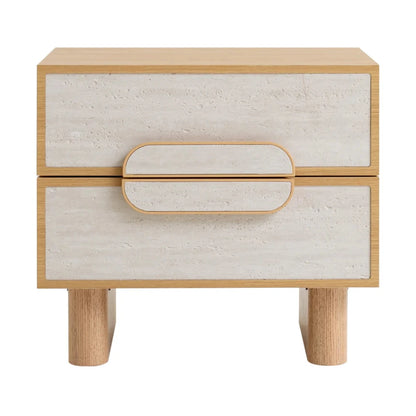 Galvon Bedside Table - Natural-houseofhyne