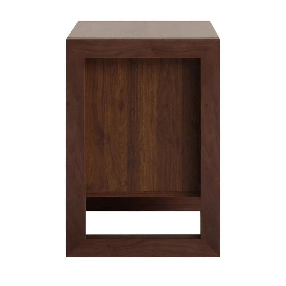 Felron Bedside Table - Walnut-houseofhyne