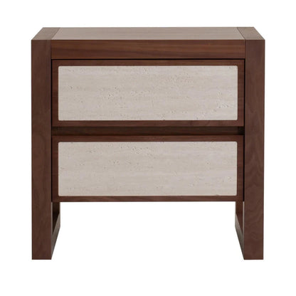 Felron Bedside Table - Walnut-houseofhyne