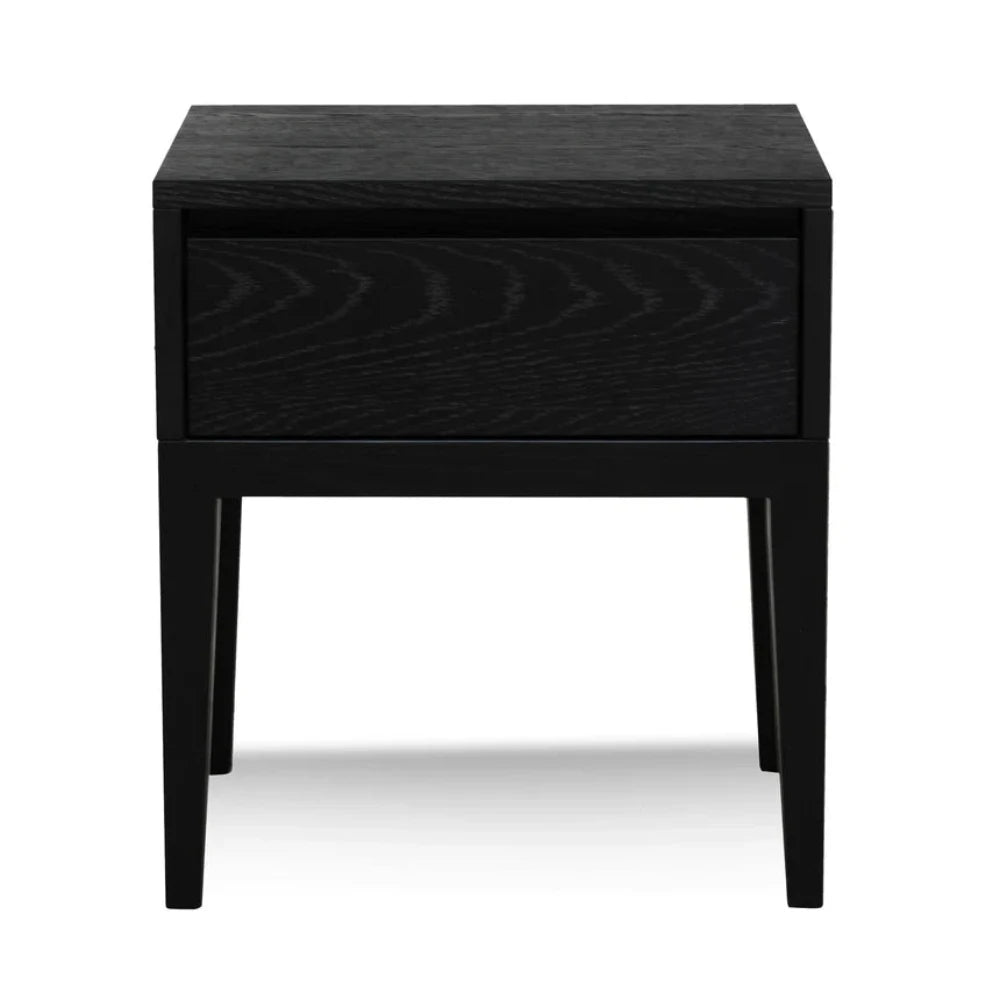 Quarvix Bedside Table - Black Oak-houseofhyne