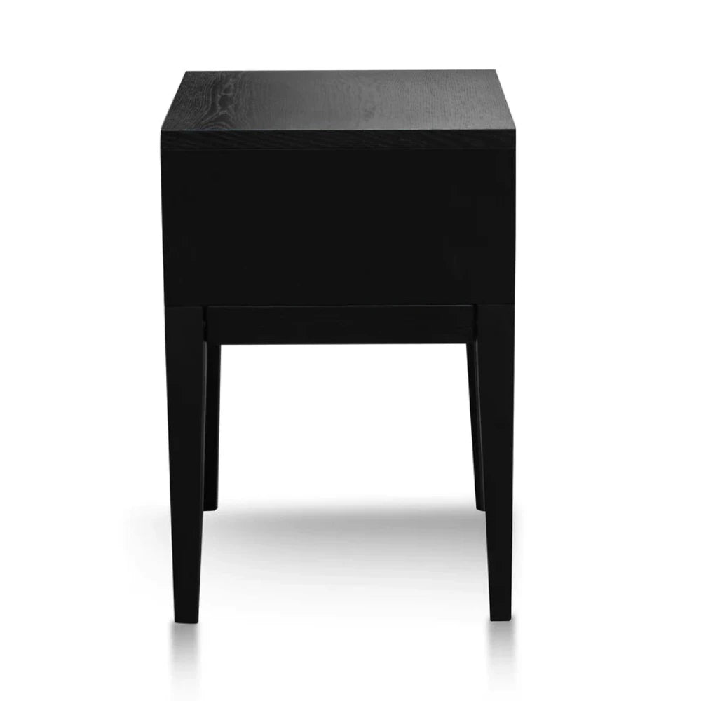 Quarvix Bedside Table - Black Oak-houseofhyne