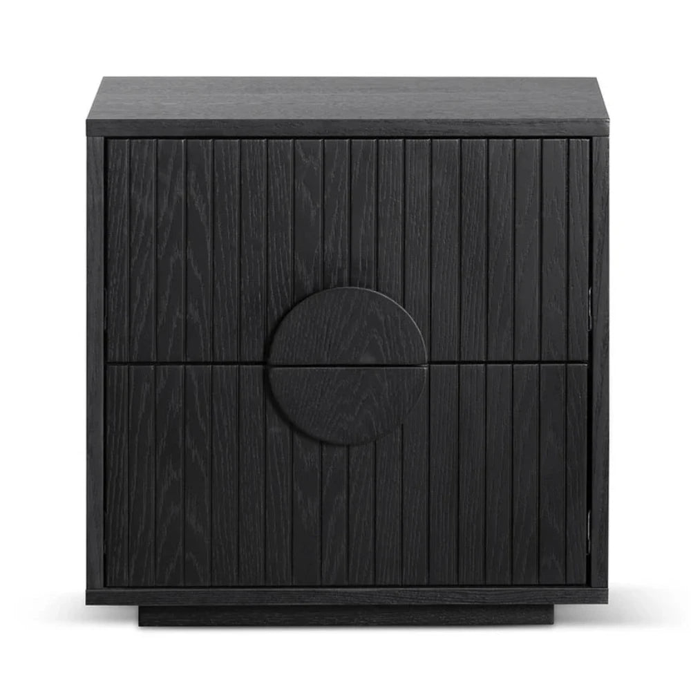 Xeltrik Bedside Table - Black Oak-houseofhyne