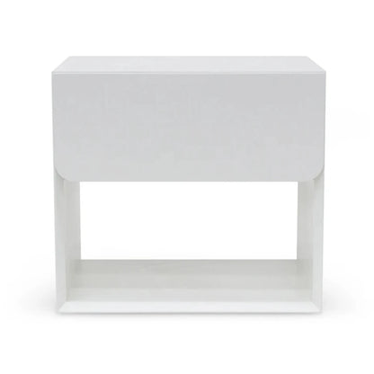 Orvox Oak Bedside Table - White-houseofhyne