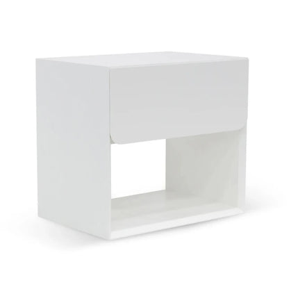 Orvox Oak Bedside Table - White-houseofhyne