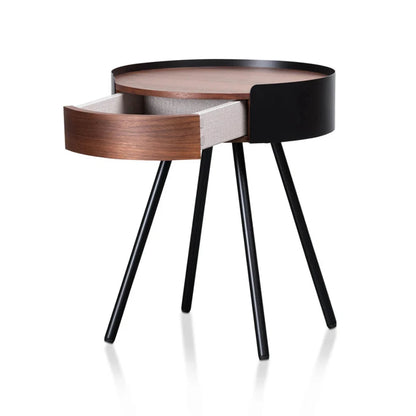 Klixor Side Table - Walnut-houseofhyne