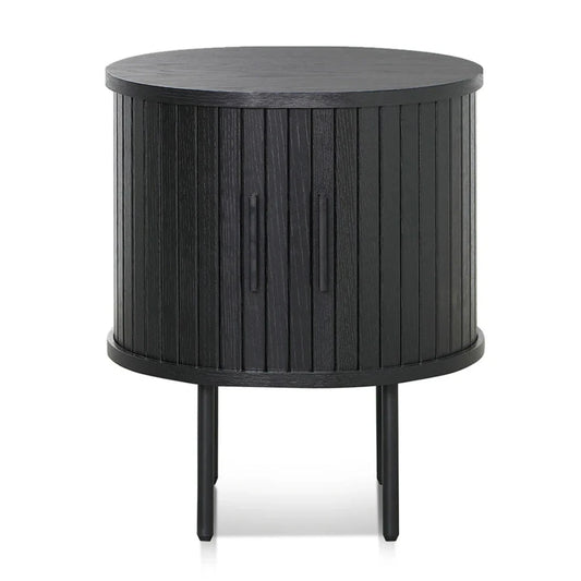 Valtor Side Table - Full Black-houseofhyne