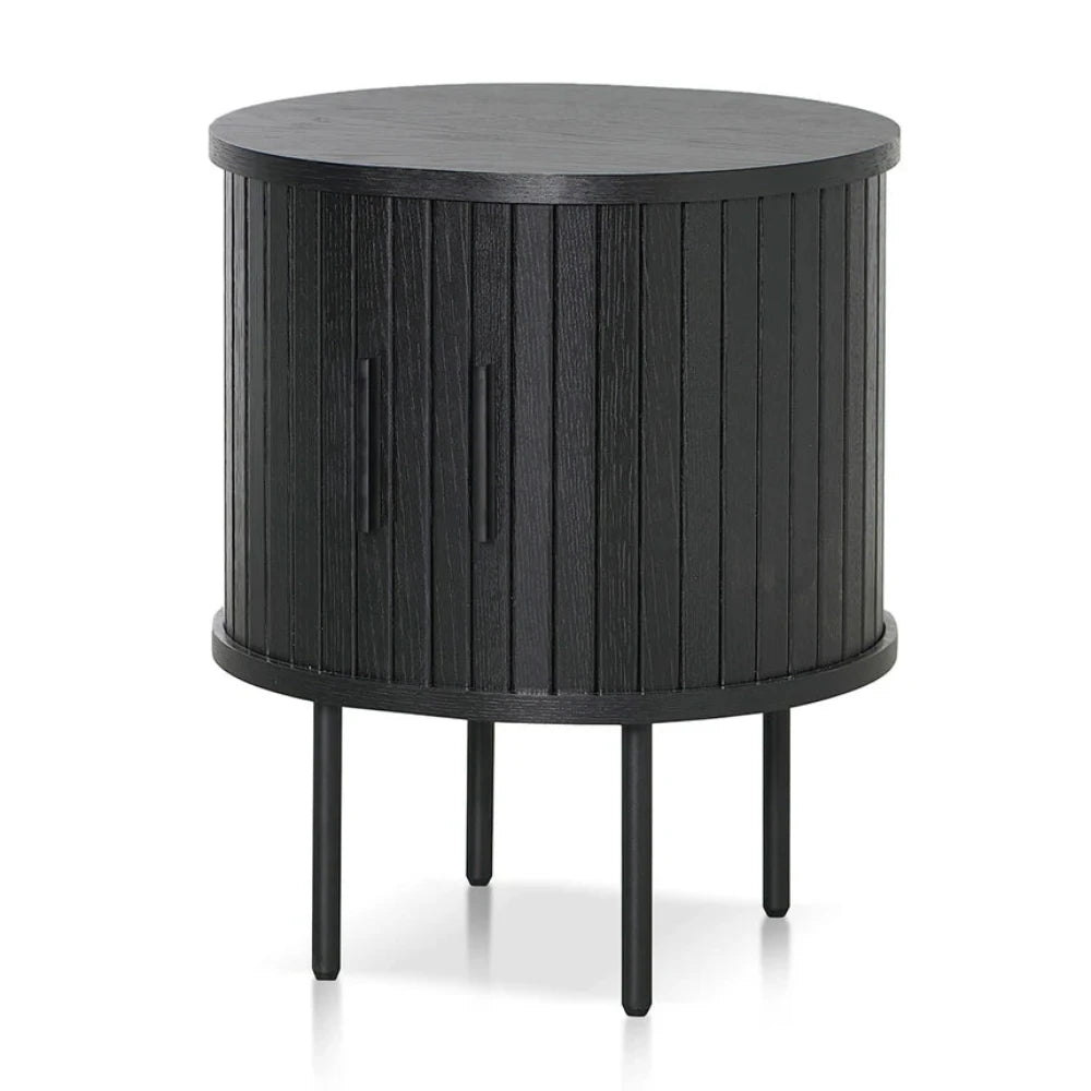 Valtor Side Table - Full Black-houseofhyne