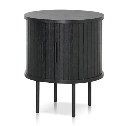 Valtor Side Table - Full Black-houseofhyne