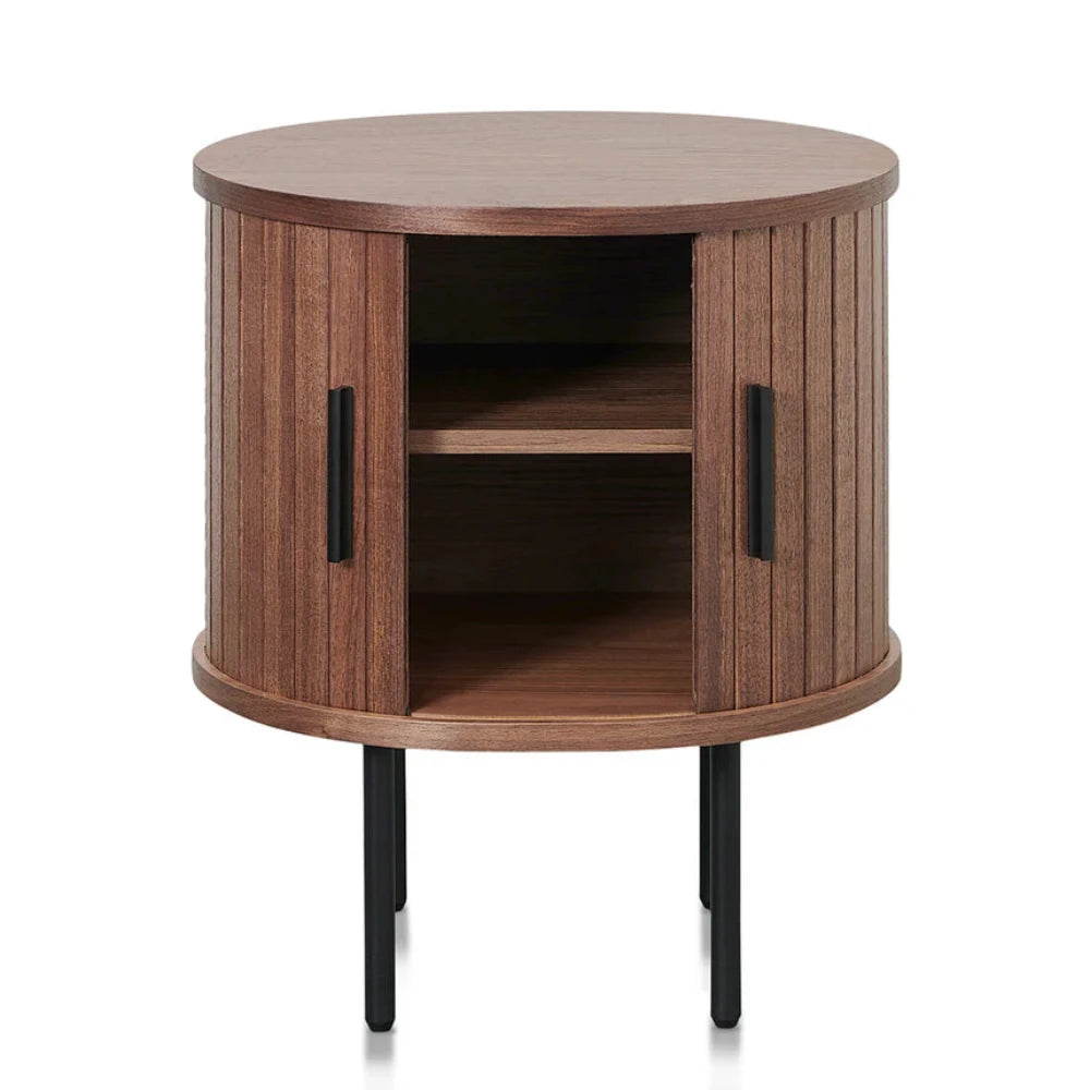 Tarvix Side Table - Walnut-houseofhyne