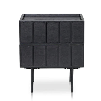 Xylox Bedside Table - Full Black-houseofhyne