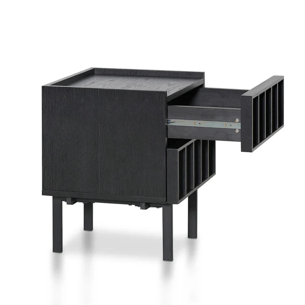 Xylox Bedside Table - Full Black-houseofhyne