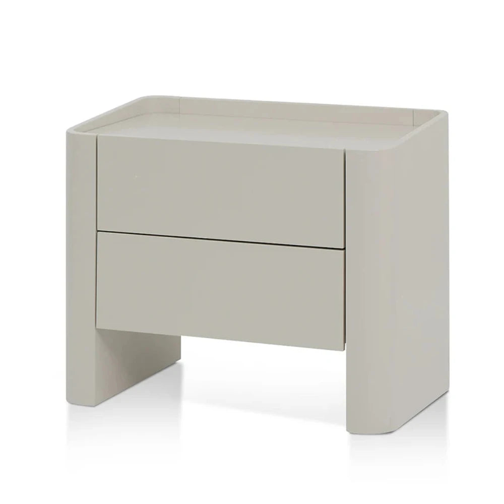 Zypha Bedside Table - Light Grey-houseofhyne