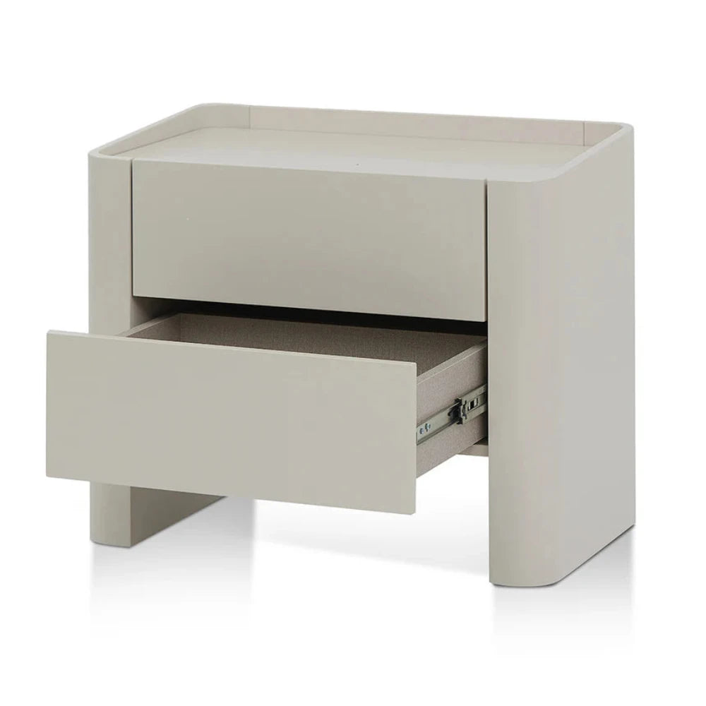 Zypha Bedside Table - Light Grey-houseofhyne