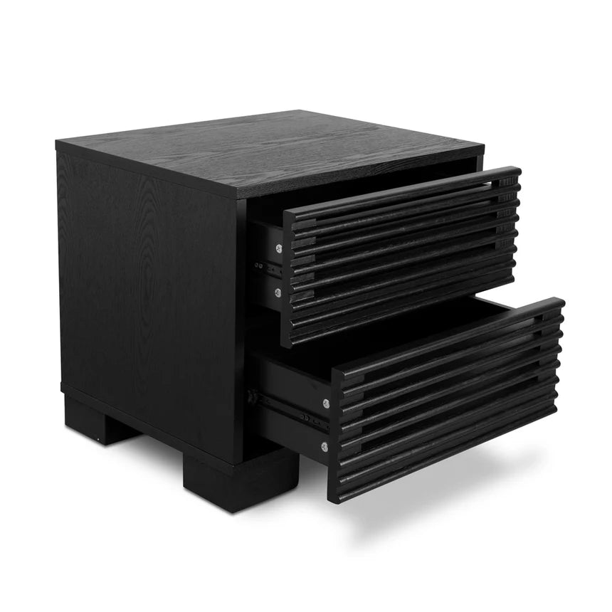 Rynex Bedside Table - Full Black