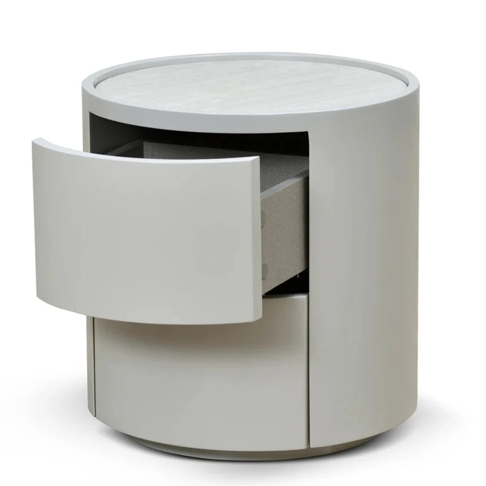 Xelor Bedside Table - Light Grey-houseofhyne