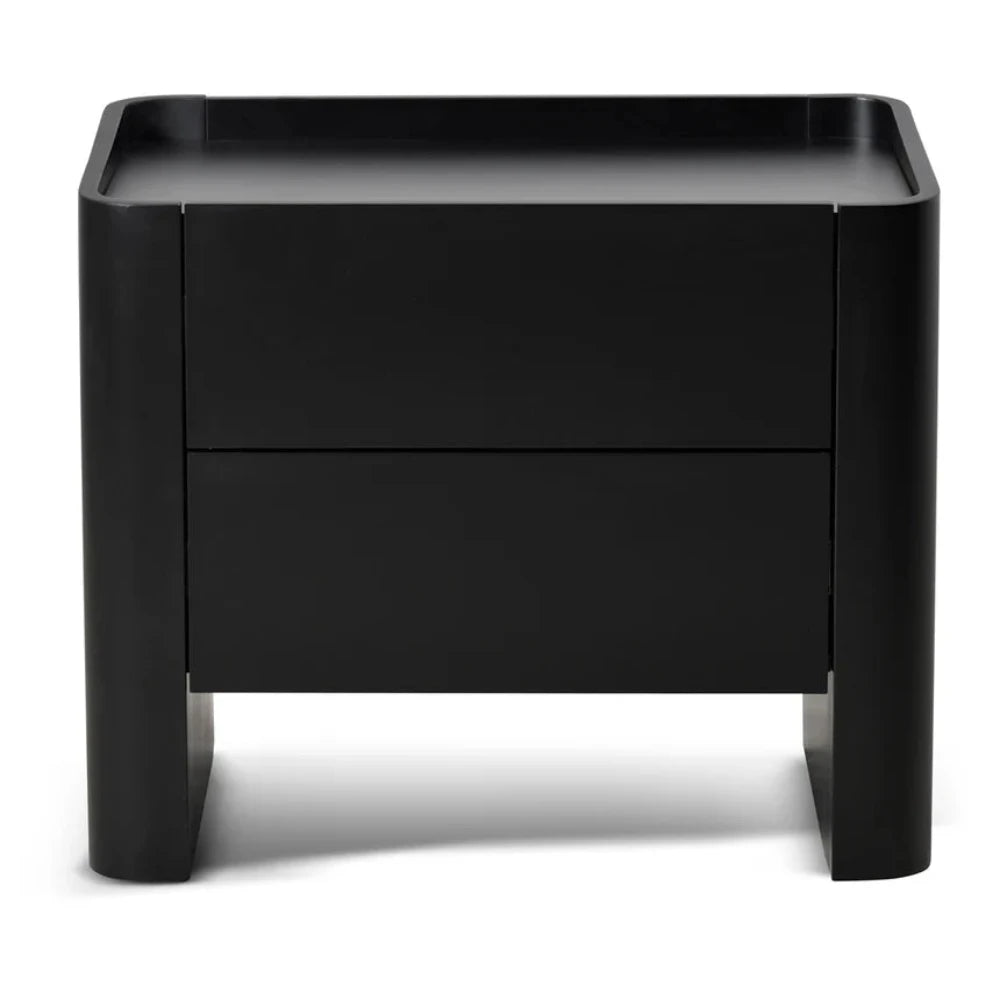 Varnon Bedside Table - Matte Black-houseofhyne