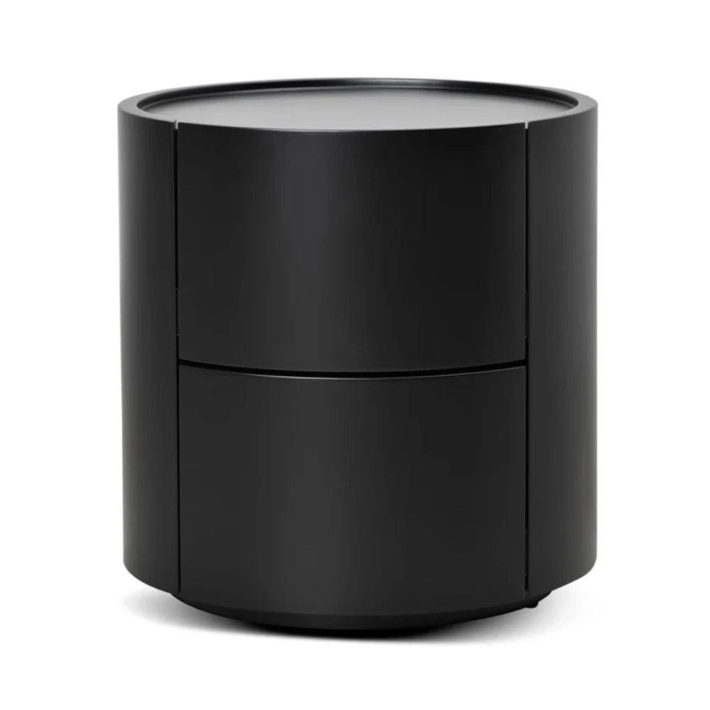 Rylox Bedside Table - Full Matte Black-houseofhyne