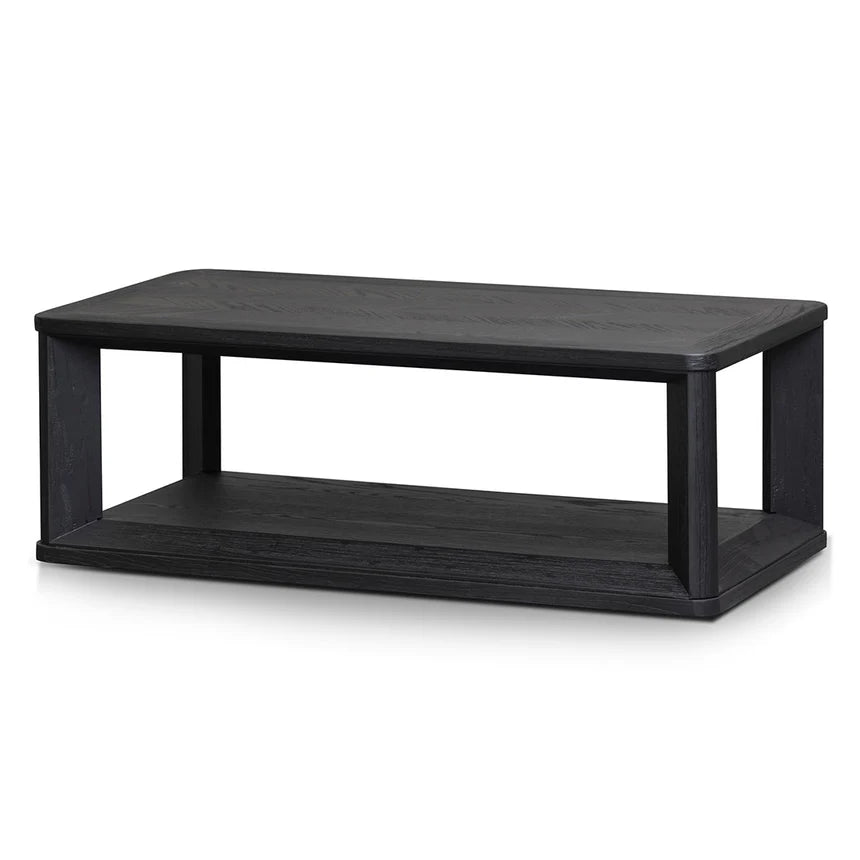 Quasar Square ELM Coffee Table - Black - House of Hyne