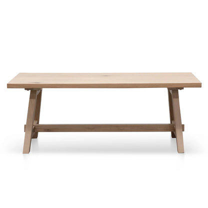 Starlight 1.2m Wooden Coffee Table - Washed Natural - House of Hyne