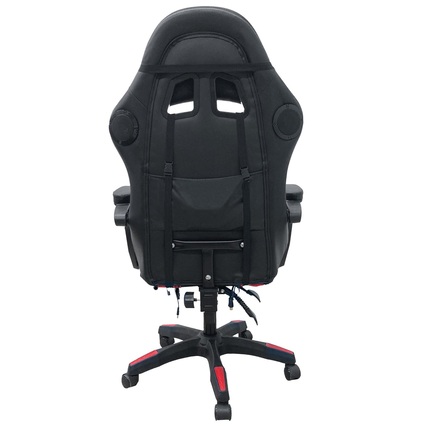 Stellarian Intex Spire Onyx Led Massage Gaming Chair - Red And Black - House of Hyne