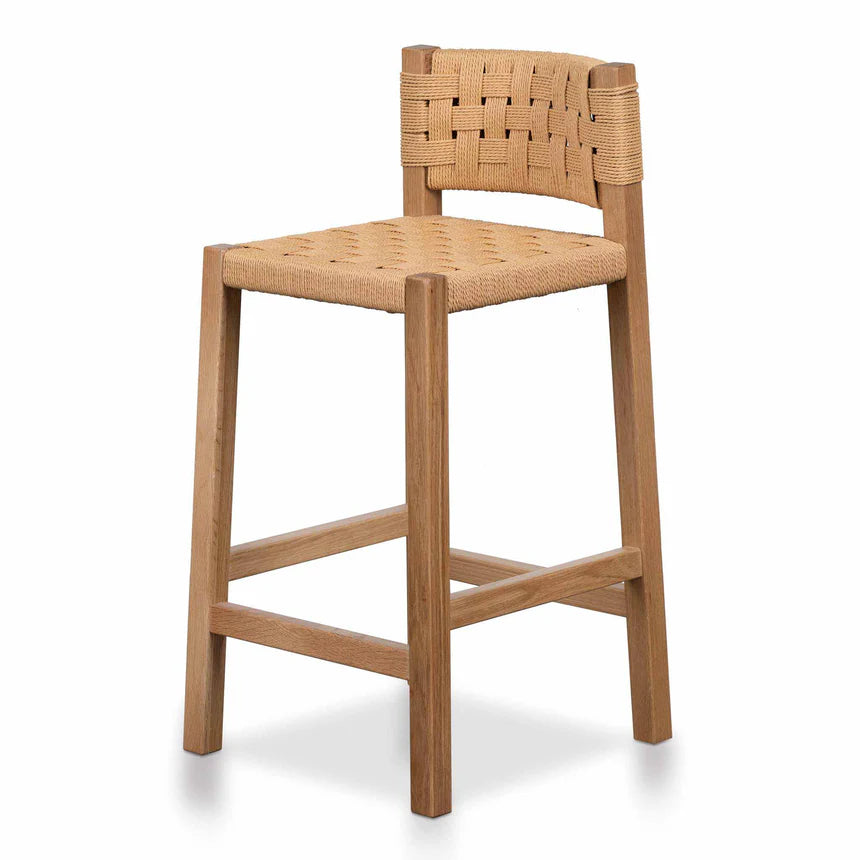 Stellarian Rattan Bar Stool - Natural - House of Hyne