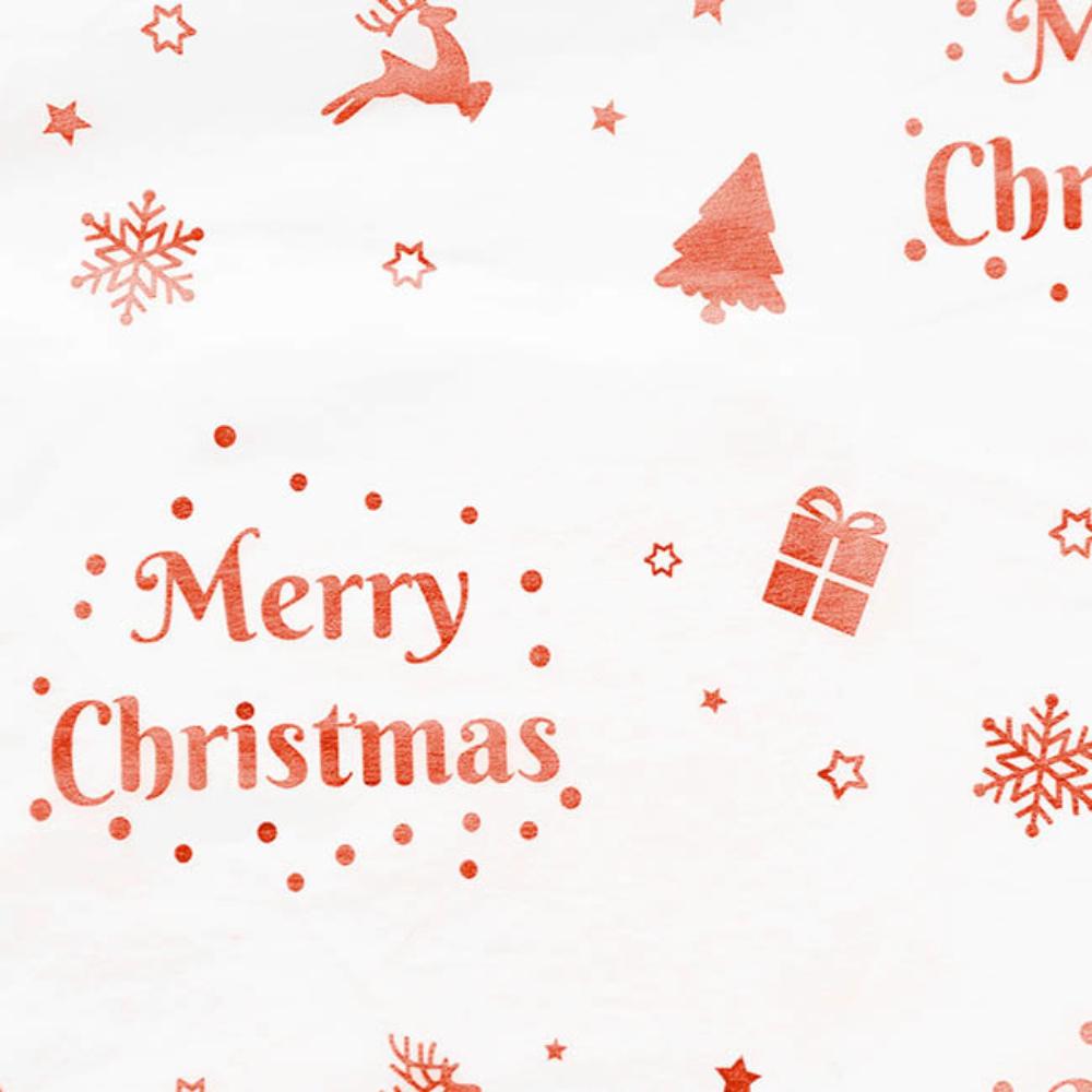 Tharnix Tissue Paper Merry Christmas Pack 100 17gsm Red x 2-houseofhyne