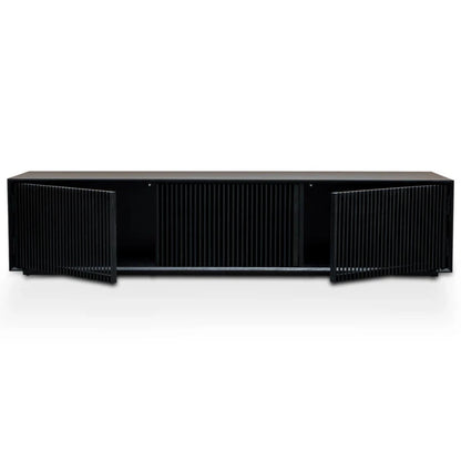 Nexar 2m Entertainment TV Unit - Black Veneer-houseofhyne