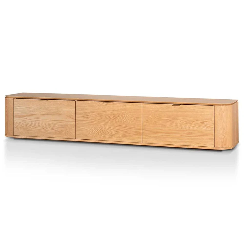 Zylox 2.4 TV Entertainment Unit - Natural Oak-houseofhyne