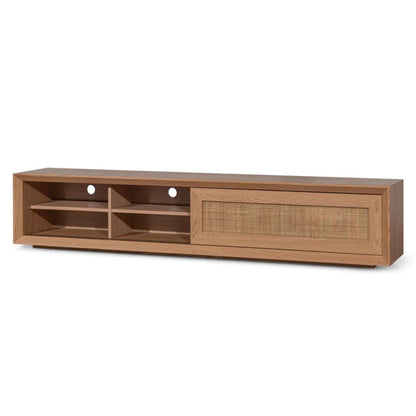 Grivox Rattan Doors 2.3m TV Entertainment Unit - Natural-houseofhyne