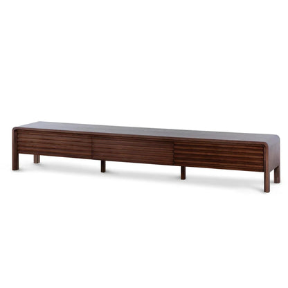 Zyphron 2.2m TV Entertainment Unit - Walnut-houseofhyne