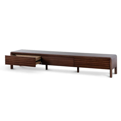 Zyphron 2.2m TV Entertainment Unit - Walnut-houseofhyne