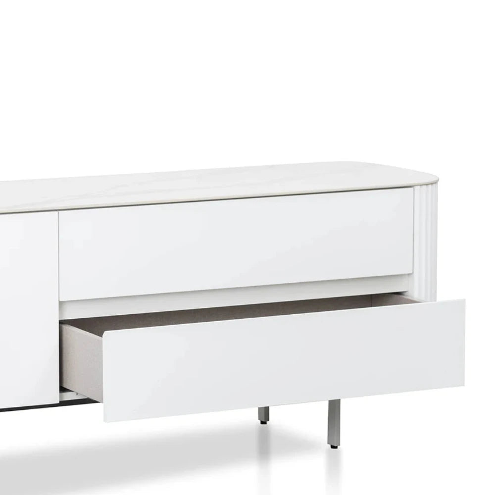 Xyloth 1.8m Entertainment TV Unit - White-houseofhyne