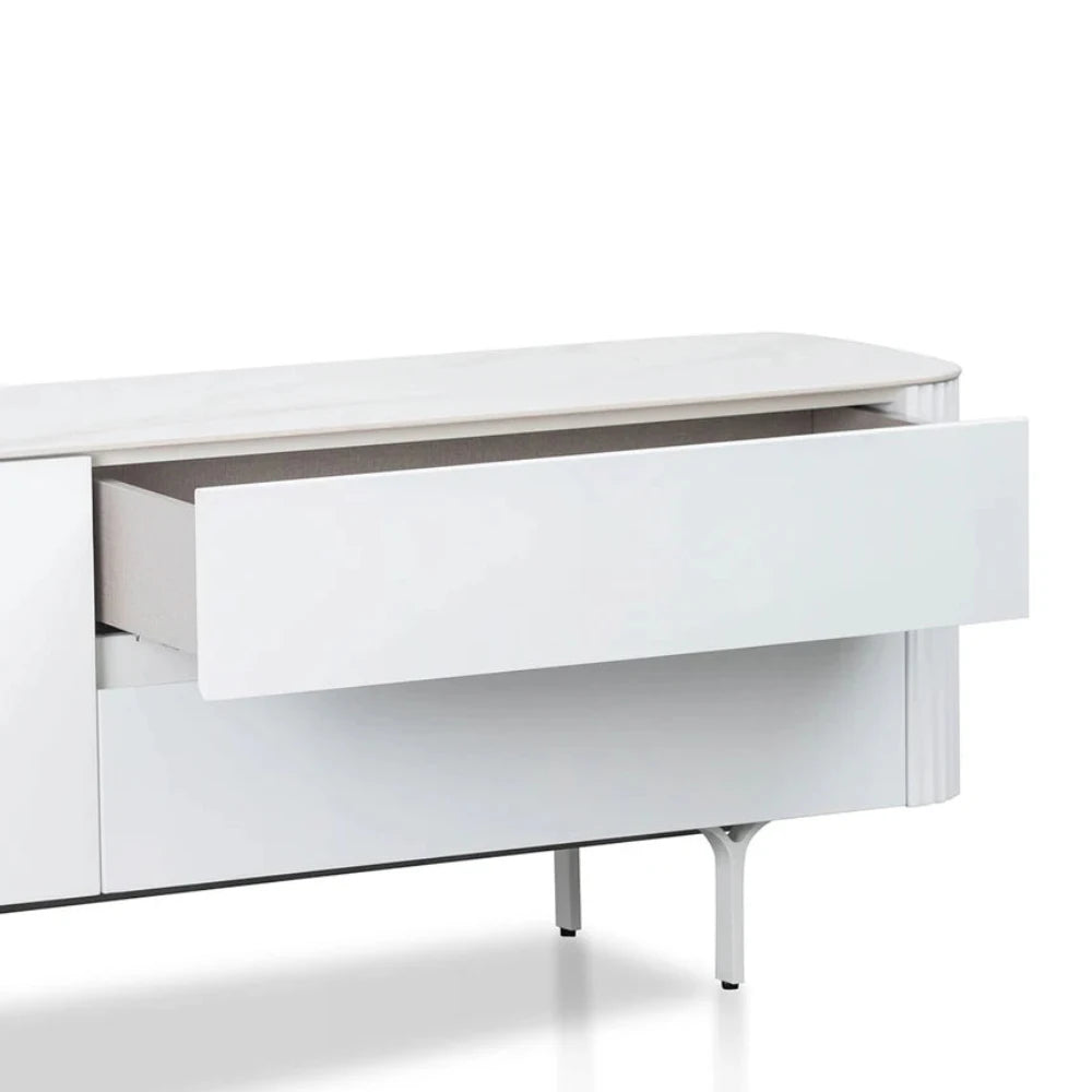 Xyloth 1.8m Entertainment TV Unit - White-houseofhyne