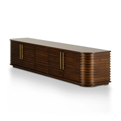 Vorlax 2.3m TV Entertainment Unit - Walnut-houseofhyne