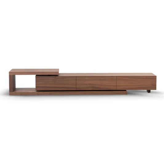 Zephyrox Extendable TV Entertainment Unit - Walnut-houseofhyne