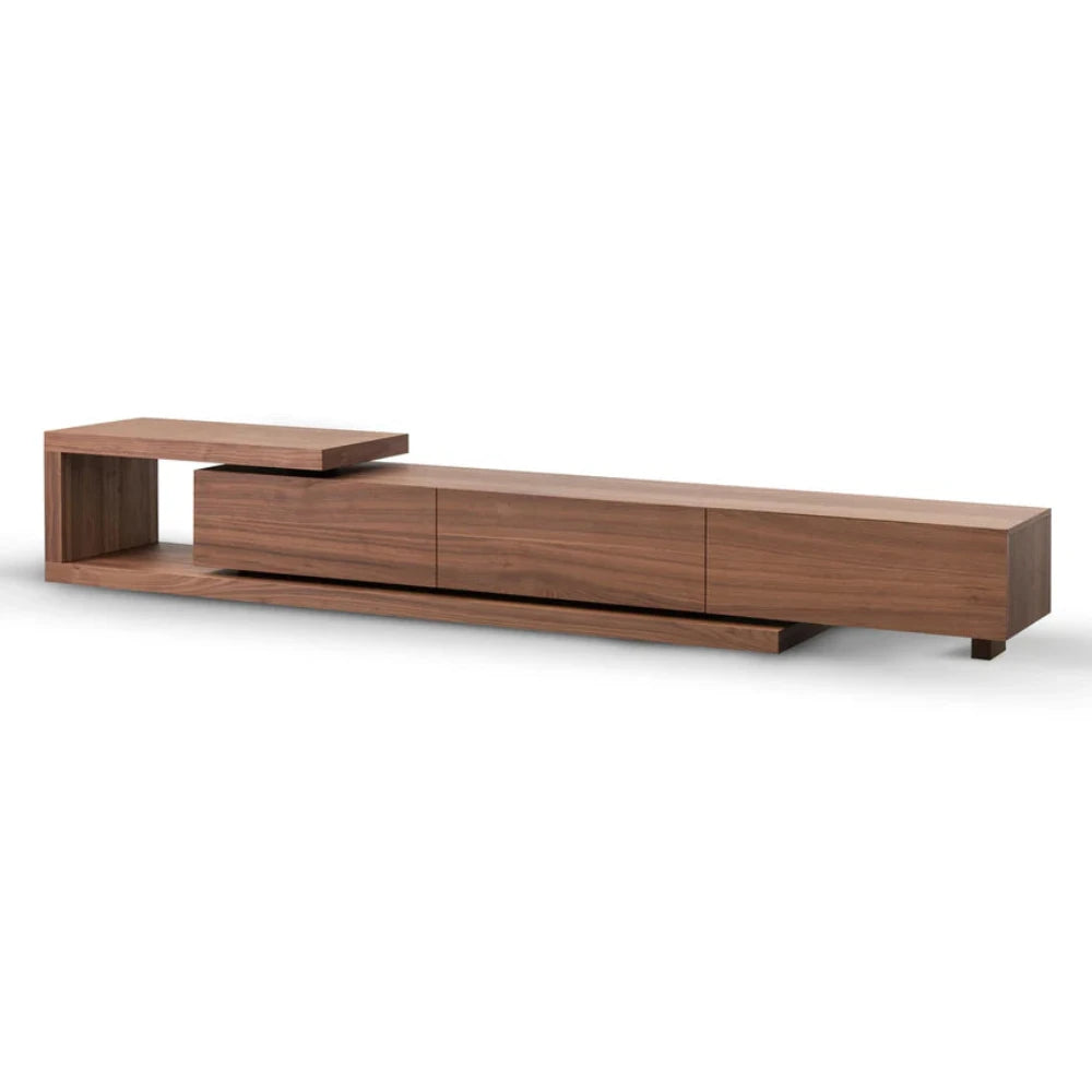 Zephyrox Extendable TV Entertainment Unit - Walnut-houseofhyne