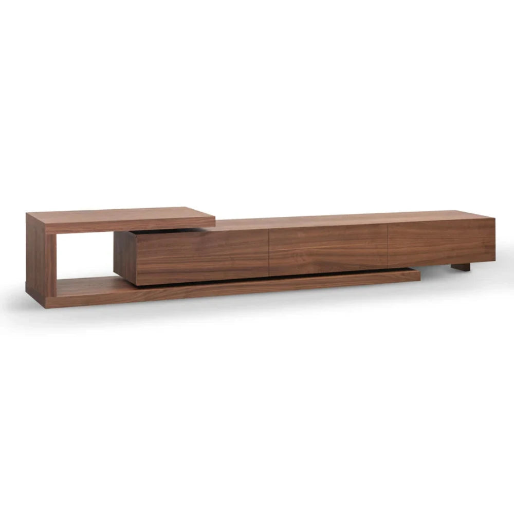 Zephyrox Extendable TV Entertainment Unit - Walnut-houseofhyne